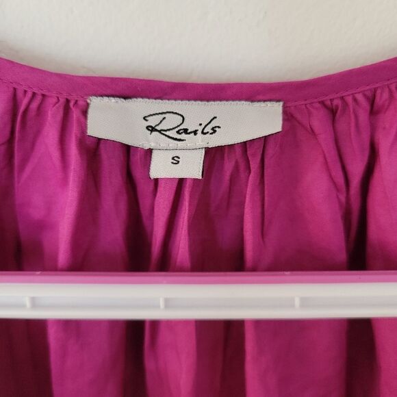 NWOT Rails Katia Lonf Sleeve Top in Berry - Picture 5 of 7